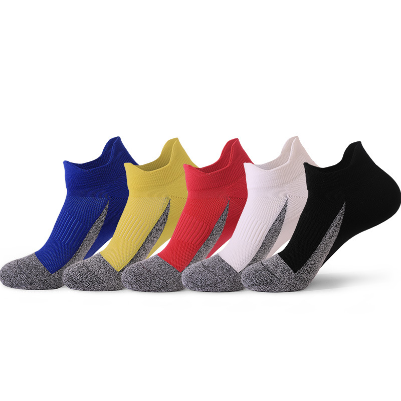 Chaussettes de course rembourr&eacute;es anti-ampoules &agrave; la cheville