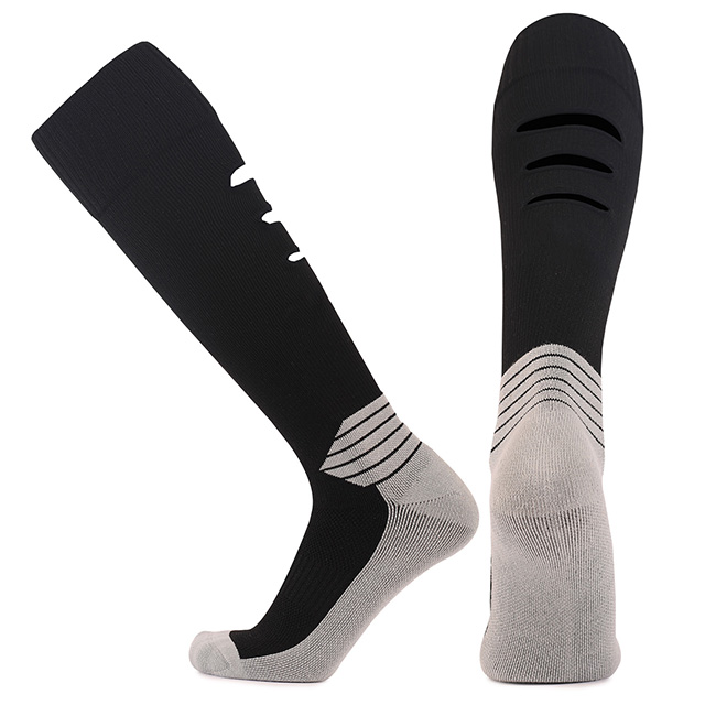 Kniehohe Fu&szlig;ballsocken aus Vent-Baumwoll-Nylon