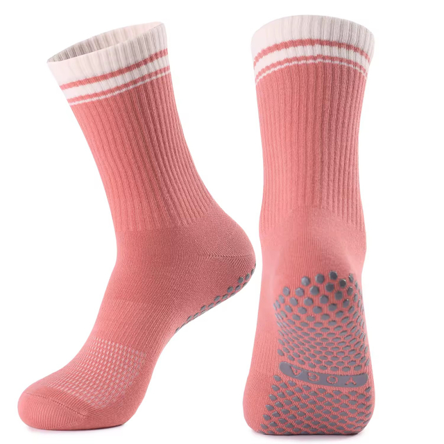 Rutschfeste, gepolsterte Yoga-Laufsocken