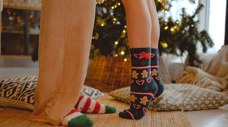 Chaussettes de No&euml;l et bas de No&euml;l, ce qui les distingue
