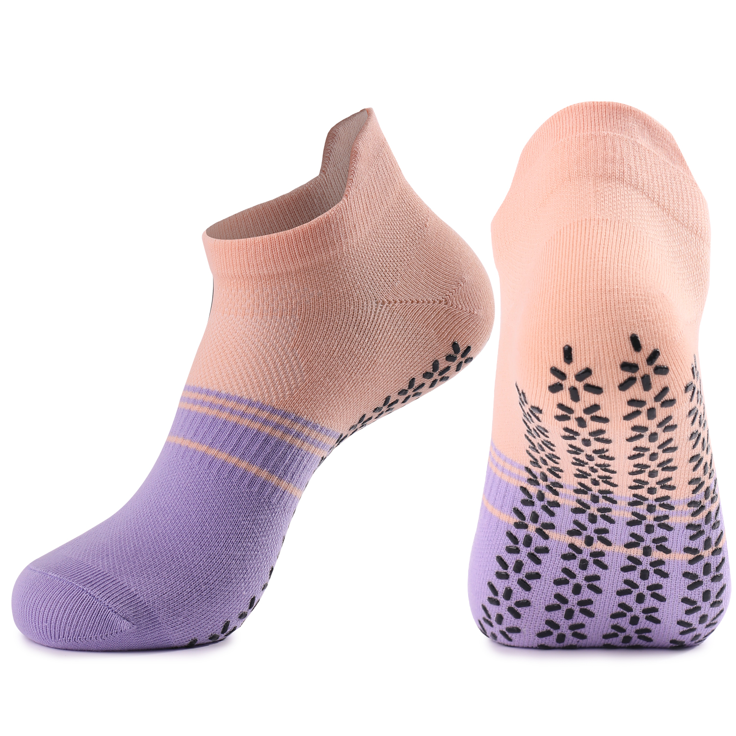 Gepolsterte, rutschfeste Yoga-Laufsocken