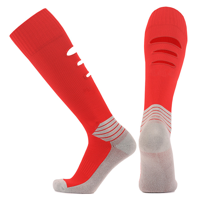 Kniehohe Fu&szlig;ballsocken aus Vent-Baumwoll-Nylon