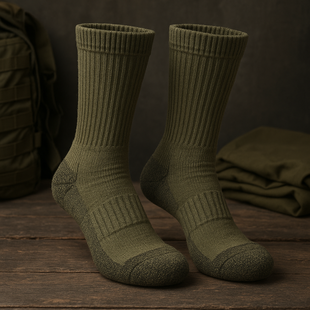 O que acontece na fabrica&ccedil;&atilde;o das melhores meias para botas militares