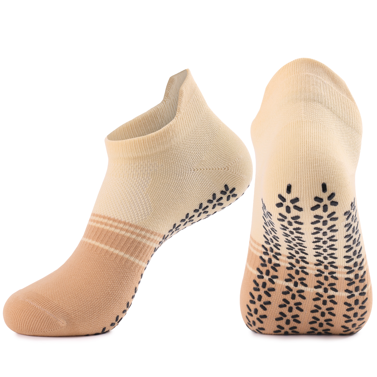 Gepolsterte, rutschfeste Yoga-Laufsocken