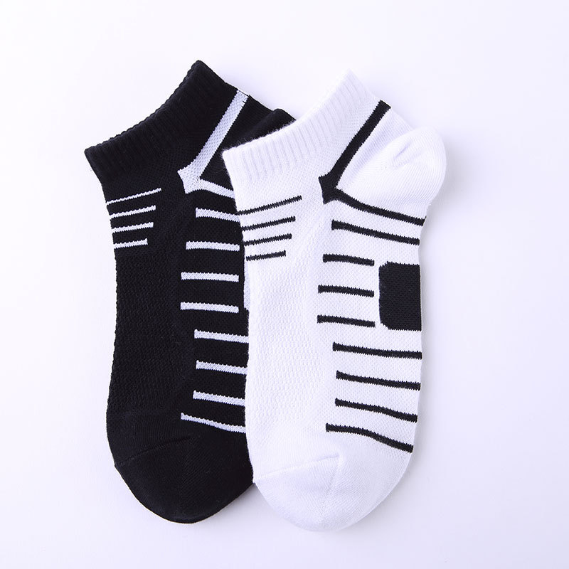 Calcetines tobilleros ecol&oacute;gicos de algod&oacute;n y licra, acolchados de felpa, antideslizantes, transpirables para correr y entrenamientos juveniles de oto&ntilde;o