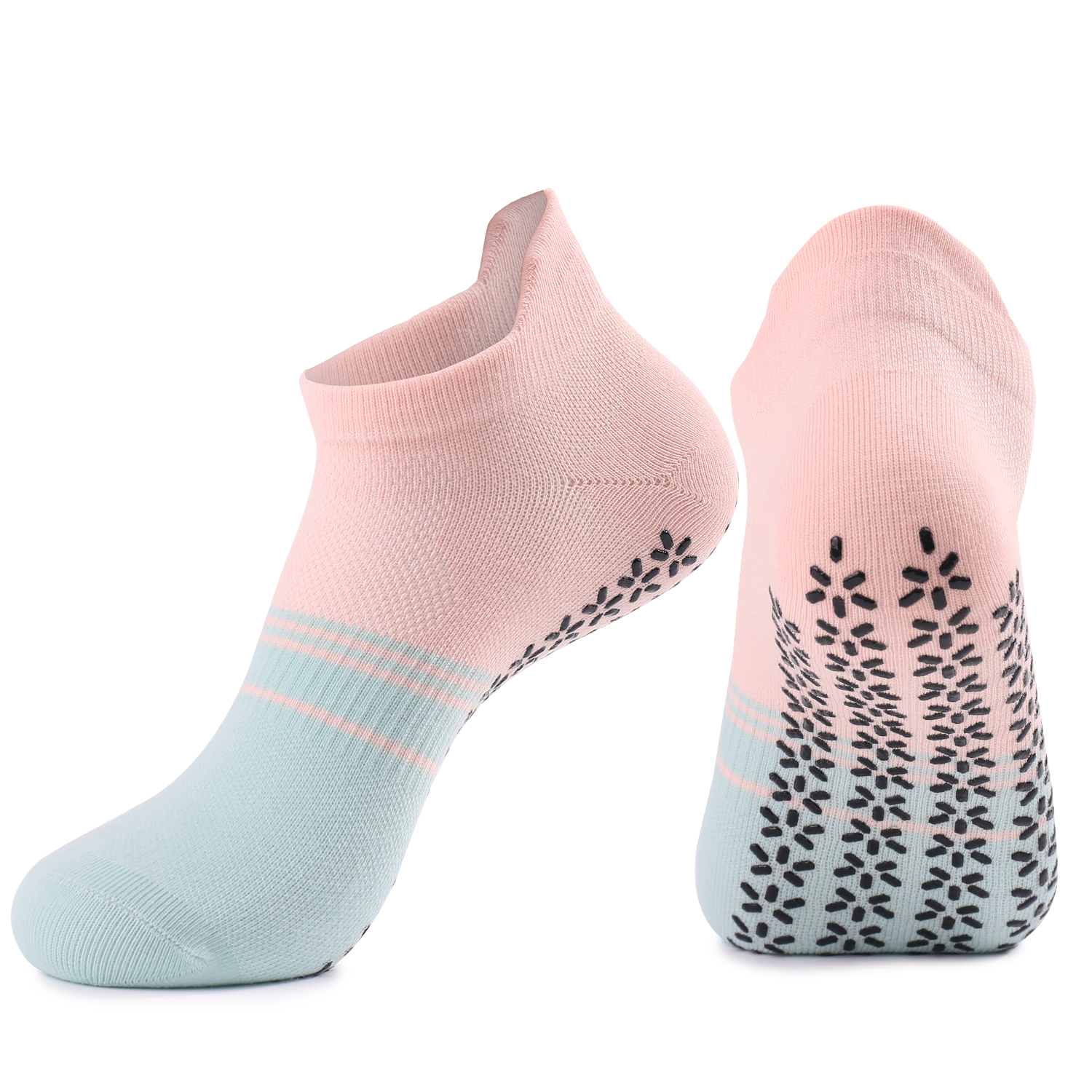 Gepolsterte, rutschfeste Yoga-Laufsocken