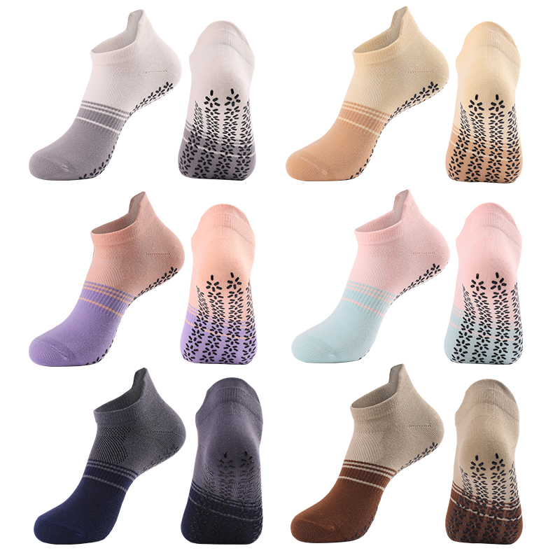 Gepolsterte, rutschfeste Yoga-Laufsocken