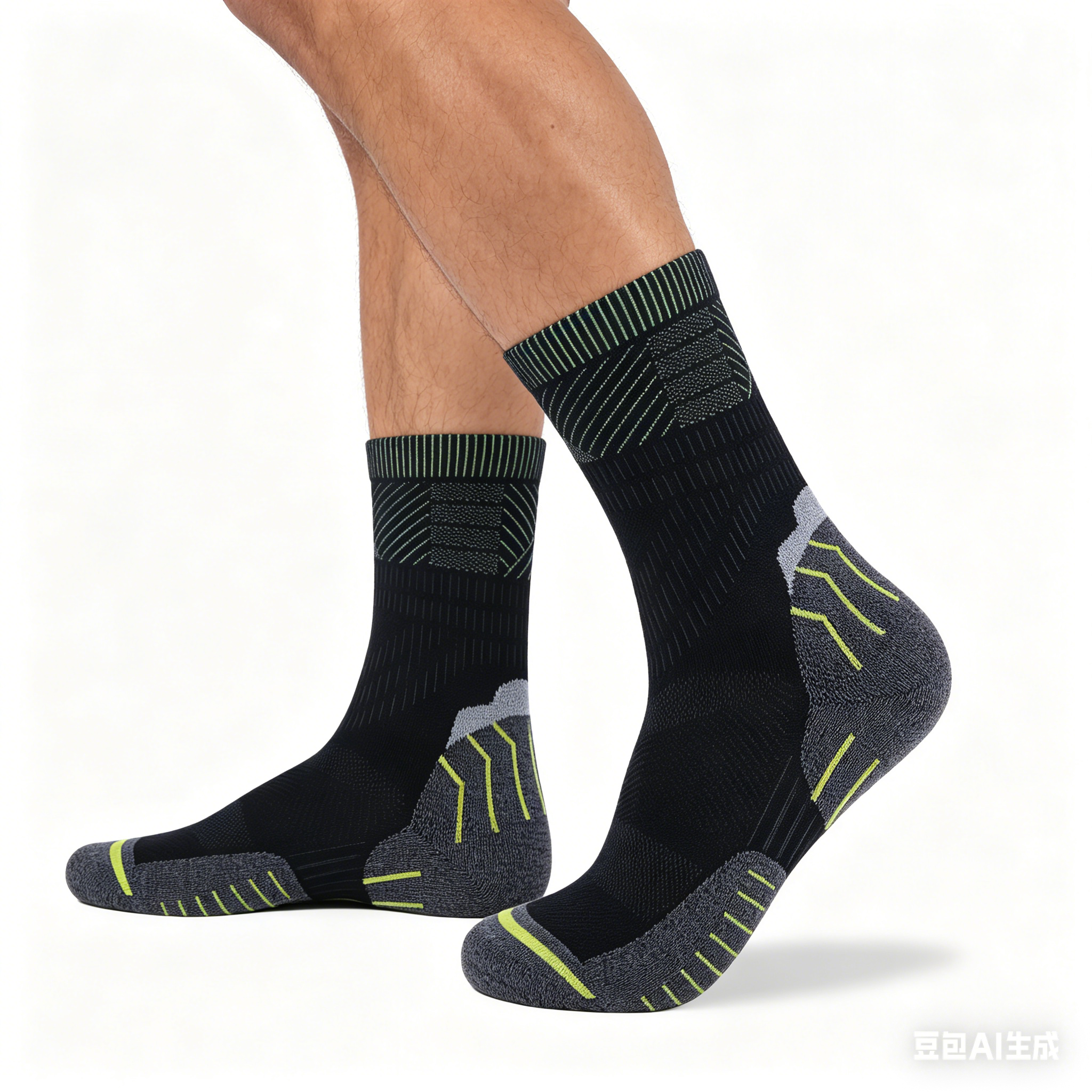 Meias de corrida premium com 200 agulhas